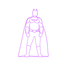 Pop Culture Dc Comics Batman Christian Bale Stencil Svg Design File, Free Vectors File